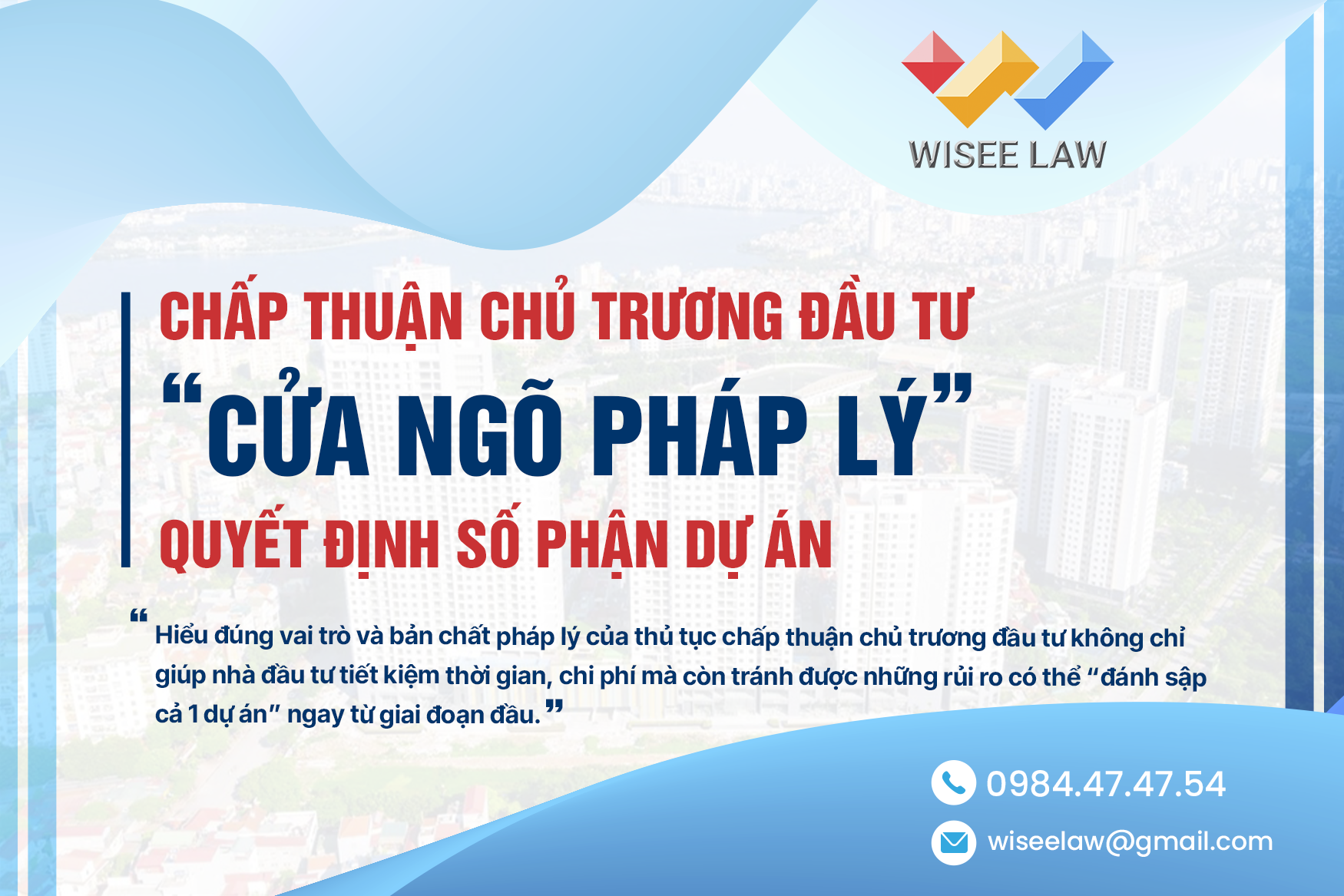 Chấp thuận chủ trương đầu tư - 